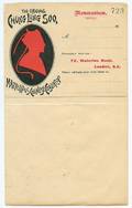 148 Chung Ling Soo stationery 2 pcs ca 1915