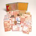 Collection of push cards and punch boards