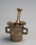A Brass Mortar and Pestle