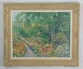 Garden at Giverny By June Lentz Oil on Canvas