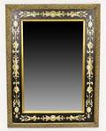 Neoclassical Style Painted Decorative Wall Mirror