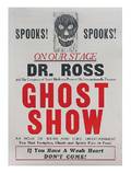 194 Dr Ross Ghost Show ca 1930 1 sheet poster