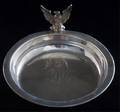 Sterling Dish w Eagle Accent