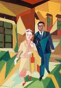 Wedding Day Painting by Terry Lightman