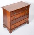 19th C New England Cherry Chest of Drawers