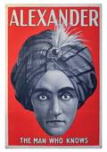 248 Alexander The Man Who Knows litho poster