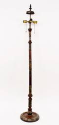 Champleve Decorated Floor Lamp