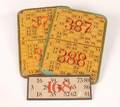 299 Three Keno cards H C Evans  unknown ca 1900