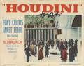244 Houdini movie lobby card signed by Tony Curtis