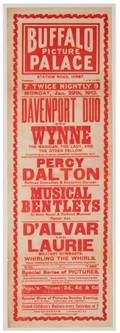 Davenport Lewis Davenport Duo and Wynne playbill