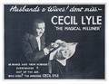 317 Lyle Cecil The Magical Milliner 1 sheet poster