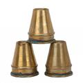 14 Cups and Balls Early set of three spun brass cups