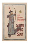 19 Chung Ling Soo Hits the Bulls Eye color litho 1913