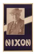 59 Nixon enigmatic magicians window card ca 1930