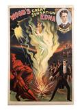 89 Woods Great Sensation Edna ca 1900 color litho