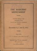 Crandon LRG The Margery Mediumship New York 1930