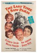 The Last Time I Saw Paris MGM 1954 Onesheet 27 x
