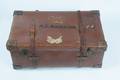 A Late 19th C English Leather Automobile Trunk