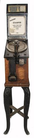 689 Twenty Five Cent Roover Stamper Machine New York