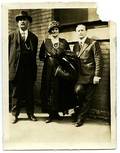 Photograph of Houdini with Mr and Mrs Benninghoffer