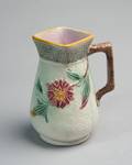 Majolica Greek Key Pitcher