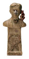 Plaster Bust of Harry Houdini England ca 1902
