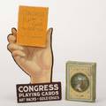Three Congress Playing Card items Including one