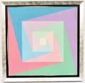 Ruth K Gross Geometric Abstract Oil on Canvas