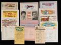 Collection of Over 150 Circus Route Cards 1920s1960s