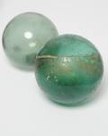 Two2 Antique Hand Blown Glass Floats