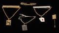 Misc Playing Card Jewelry Five pieces Tie tacks 