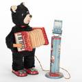 813 Accordion Bear Japan Kraemer 1950s Battery