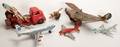 809 Six Vintage Airplane Toys American and Japanese