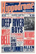 Deep River Boys Window Card Hippodrome Brighton