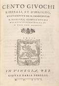 Ringhieri Cento Giuochi Liberali Et DIngegno