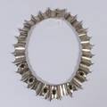 A Sterling and Onyx Choker Necklace