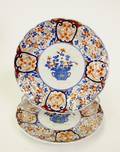 Pair of Imari Porcelain Plates