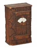 German Black Forest Double Deck Playing Card Holder
