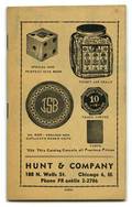 Hunt  Company Catalogs group of eight catalogs and