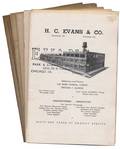 HC Evans  Co Catalogues group of five Chicago