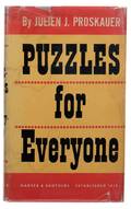 Proskauer Puzzles for Everyone Inscribed  signed