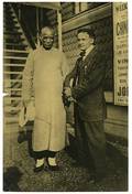 Portrait of Houdini and Ching Ling Foo ca 1910