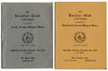 Eight Houdini Club programs 19331944