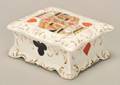 Porcelain Playing Card Box Maker Unknown ca 1890