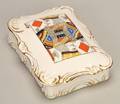 Porcelain Playing Card Box Maker unknown ca 1900
