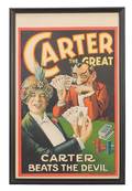 266 Carter Beats the Devil magician window card