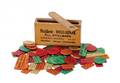 Wooden French Advertising Poker Chips in Original box