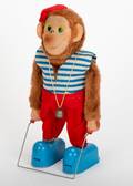 909 Jump Rope Monkey Japan 1950s  Battery