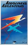 Colin Paul Aerolineas Argentinas Printed in France