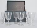 Set of Six 6 Steuben Glass Cordial Glasses
